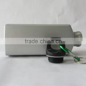 Outdoor Camping Aluminum Square Water Bottle thumbnail-3