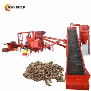 Scrap Metal Electric Motor Breaking Machine Motor Stator Recycling Machine Refrigerator Motor Crushing Separation Plant thumbnail-1