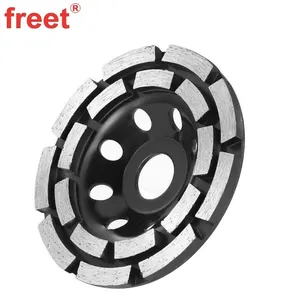 D100mm~230mm Diamond Double Row Grinding Cup Wheels for Concrete Stone thumbnail-2
