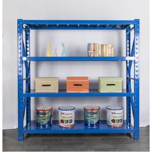 Light Duty Warehouse Storage Shelf Boltless Rivet Shelving Steel Shelf thumbnail-5