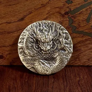 Decorative Customized Coins With Brass/Zinc Alloy Basic Material, Gold Plated/nickel Plated/24K Gold Plated Surface Treatment thumbnail-4