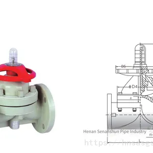 Industrial-grade Pph Diaphragm Valve, Industrial-grade Diaphragm Valve thumbnail-2