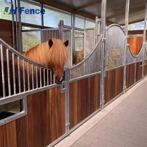 Horse Prefabricated Horse Box Equine Horse Stable Equipment Mobile Stall for Farm Outdoor thumbnail-6