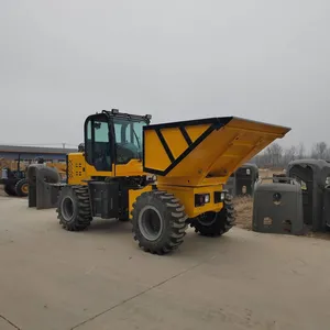 Lu Zhuang 5-ton Four-wheel Drive Dump Truck, Engineering Dump Transport Vehicle, Construction Waste and Garbage Handling Machine thumbnail-2