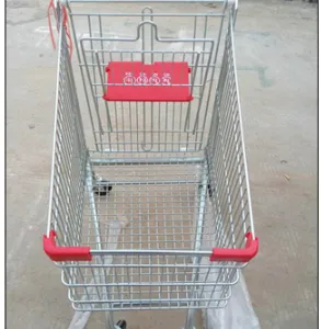 Zinc Powder Coating Supermarket Trolley thumbnail-5