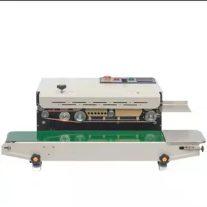 Huanyu Fr-1100c Continuous pe Bag Sealing Machine, Food Plastic Bag Heat Sealing Machine thumbnail-4