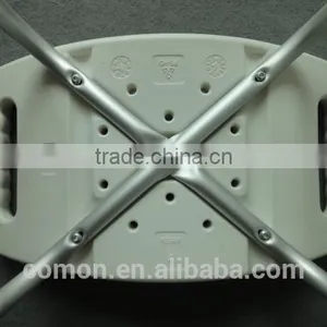 Adjustable Aluminum Shower Stool With Backrest thumbnail-6