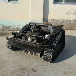 Yamaha 4 Stroke Gasoline Engine Gas-Electric Hybrid Industrial Wireless Robot Mower Rubber Track Single Cylinder Slope thumbnail-2