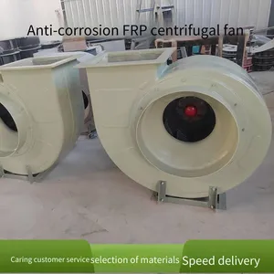 F4-72-6a-4kw Frp Ventilator, Centrifugal Induced Draft Fan for Exhaust Gas Emission in Laboratories and Chemical Analysis Rooms thumbnail-2
