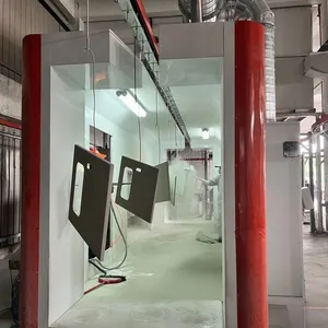 Semi-Auto Powder Coating Line for Small Metal Cabinets, 8-Stage Pretreatment thumbnail-5