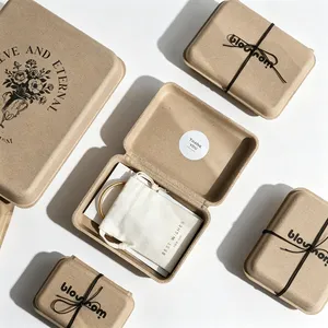 Custom Paper Packaging Pulp Molding Gift Box Bio-Degradation Molded Fiber Box thumbnail-4