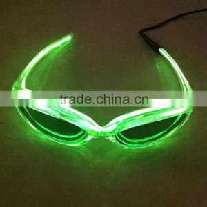 Light Up EL Flashing Sunglasses thumbnail-1