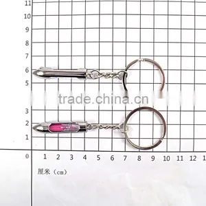 Stainless Steel Jewelry Christmas Custom Metal Keychain thumbnail-4