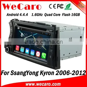 Wecaro Android 4.4.4 WIFI 3G Car Dvd Player for Ssangyong Kyron Gps Navigation Multimedia System 2006 -2012 thumbnail-6