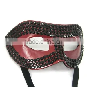 Custume Carnival Accessories HT-HF017 Plastic Half Face Party Eye Mask and Eye Mask thumbnail-2
