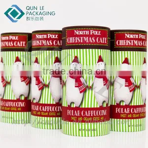 Custom Fancy Christmas Gift Cylindrical Tube Box thumbnail-5