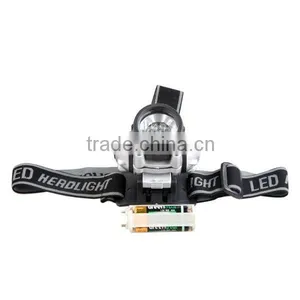 YD737+2 Flashlight Headlamp Plastic LED Headlamp Flashlight By AAA Battery Powered thumbnail-2