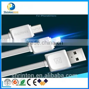 Wholesale Price for Remax Fast Date 1M 2.1A USB Data Cable for Iphone 5 and Micro thumbnail-1