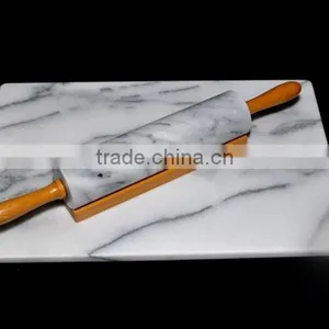 Marble Rolling Pin With Boards thumbnail-1