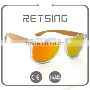 Elegent New Style PC Colorful Designer Polarized Wood Sunglasses thumbnail-4