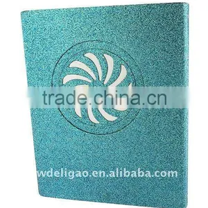 Nice Glitter Paper Ring Binder Desktop File Folder for Office Stationery Cardboard A4 or FC Size thumbnail-1