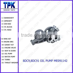 6M60T,6M61,6M70,8M20,8M21,8M22T,10M21 Engine Parts Oil Pump thumbnail-4