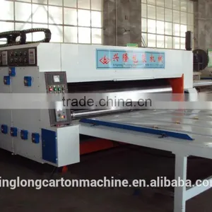 Stack /2800mm Type Semi Carton Box 3colors Printing Slotting Machine thumbnail-1