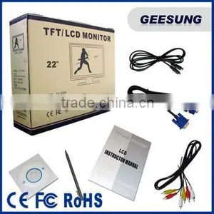 22 Inch LCD Monitor 5 Wire Resistive Touch Monitor With VGA+HDMI+AV Ports thumbnail-6