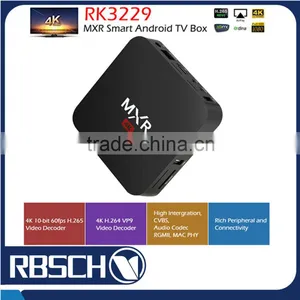 Newest Model MXR Rockchip RK3229 Quad Core Android 5.1 Smart TV BOX Support Www Youtube Com Watch Wifi TV BOX thumbnail-1