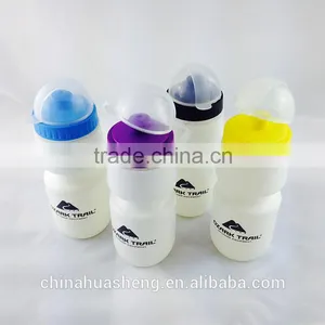 Promotion Bottles Custom Color PE Plastic Water Bottles BPA Free Sport Bottle S thumbnail-3