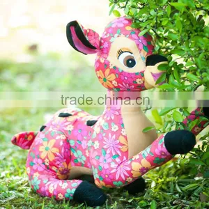 Cute Sika Deer Stuffed Fabric Plush Toy Animal thumbnail-1