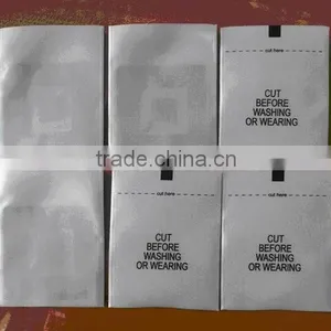 Customize Eco-friendly Washable Garment Printing Tyvek Care Label thumbnail-6