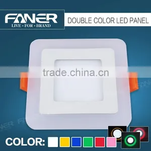 Colorful Lighting /Two Colors 2 in 1 LED Lights Panel Square Double Sided Stripe Lights thumbnail-1