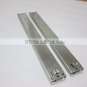 45mm 3 Fold Full Extension Rain Bow Tool Box Drawer Ball Bearing Slide Tool Box Slide Rails thumbnail-6