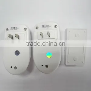 Newest Design Adjustable Volume ABS 1 Transmitter 2 Receiver Wireless Doorbell thumbnail-2