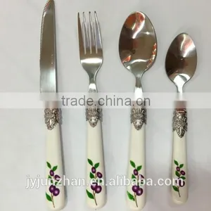Plastic Handle Cutlery Set With Low Price and High Quality Made by Junzhan Factory Directly thumbnail-4