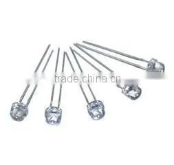 DY Red and Green BI-COLOR LED Diode 3MM Round With Domed Top Light Emitting Diode ( Lens Color Diffused White ) thumbnail-5