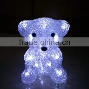 Cheap Decor Christmas Light /3D Acrylic Bear Motif LED Christmas Light thumbnail-1