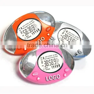 Cheap Pedometer With Clip for Promotion Logo Basic Pedometer With Step Counter thumbnail-1
