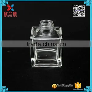 Wholesale 55ml Square Glass Aroma Diffuser Bottle With Screw Cap thumbnail-2