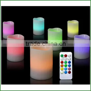 High Quality Remote Control Led Light Candle With Colorful Lights thumbnail-3