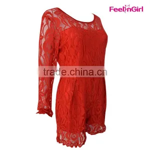 Hot Ladies New Model Dress & Ladies Fashion Lace Dresses For Girl thumbnail-5