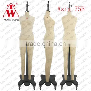 Wholesale Fibergless Female Full-body Lingerie Asia 75B Tailors Dummy thumbnail-5