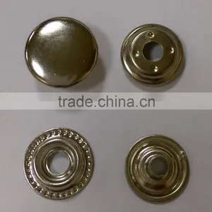 Baseball Jacket Use Metal Ring Snap Button thumbnail-1
