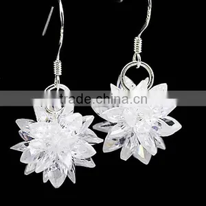 2015 New Design Fashion Pendant Crystal Zircon Earring For Women Wholesale thumbnail-1