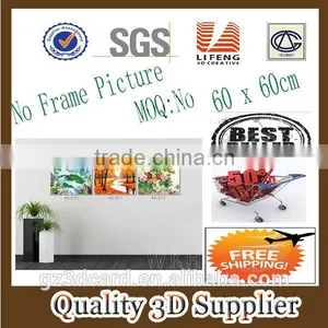 New Material PET 1.5mm No Frame Picture Animal Bird 3D Picture/3D Lenticular Picture thumbnail-1