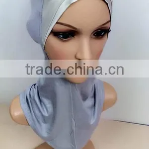 C063 New Style Satin Double Crossover Ninja Inner Underscarf,full Underscarf to Cover Neck thumbnail-1