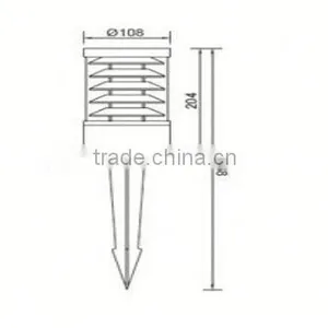 Aluminum E39 IP65 110V 36W Garden LED Light thumbnail-4