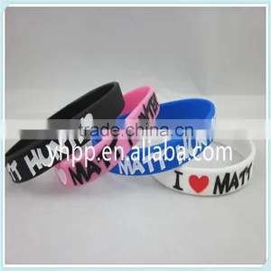 Custom I Love Matt Hunter Silicone Wristband Bracelet E8(2) thumbnail-2