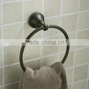 Modern Antique Brass Towel Ring thumbnail-1